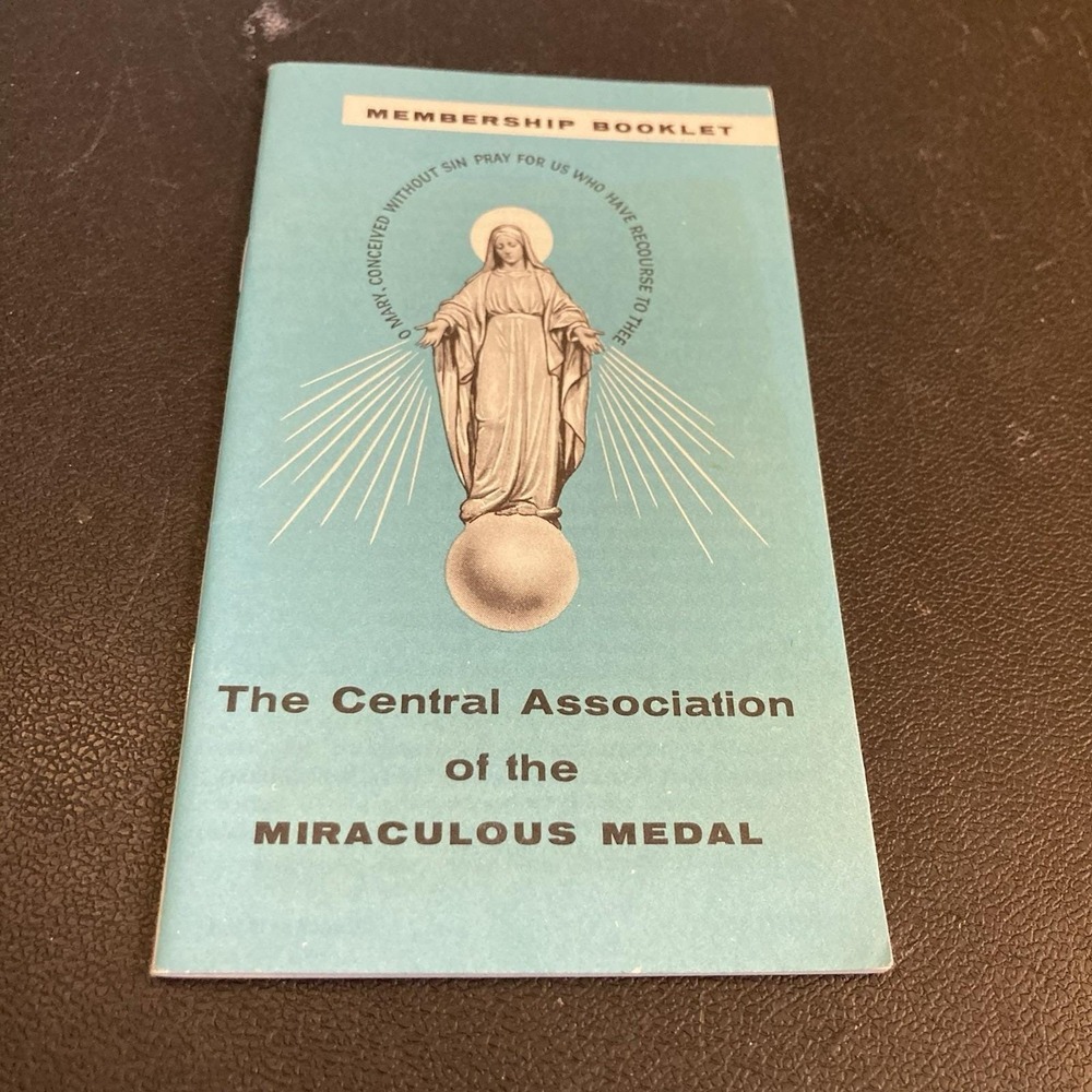 The Central Association of The Miraculous Medal, Vintage 1976 Devotional Booklet